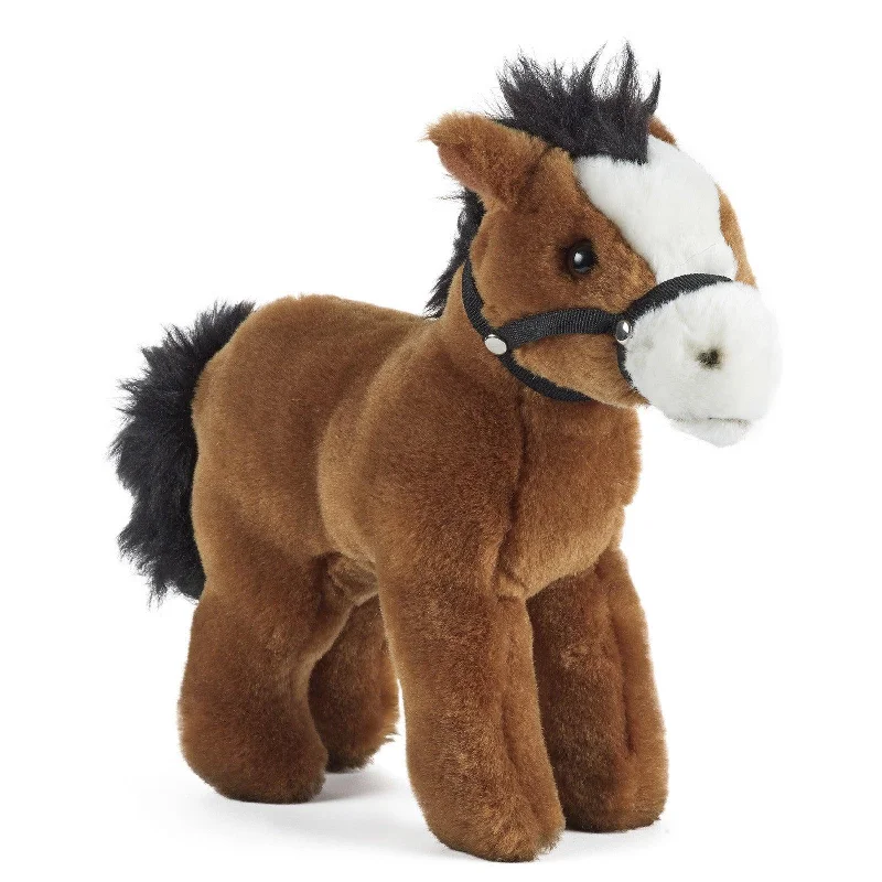 LIVING NATURE Horse with Bridle 23cm Soft Toy