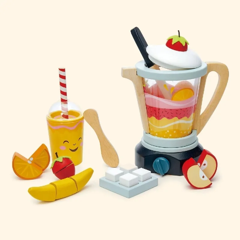 Wooden Fruity Blender Play Food