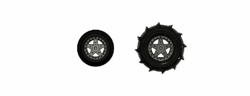 1/64 Paddle Wheel Set