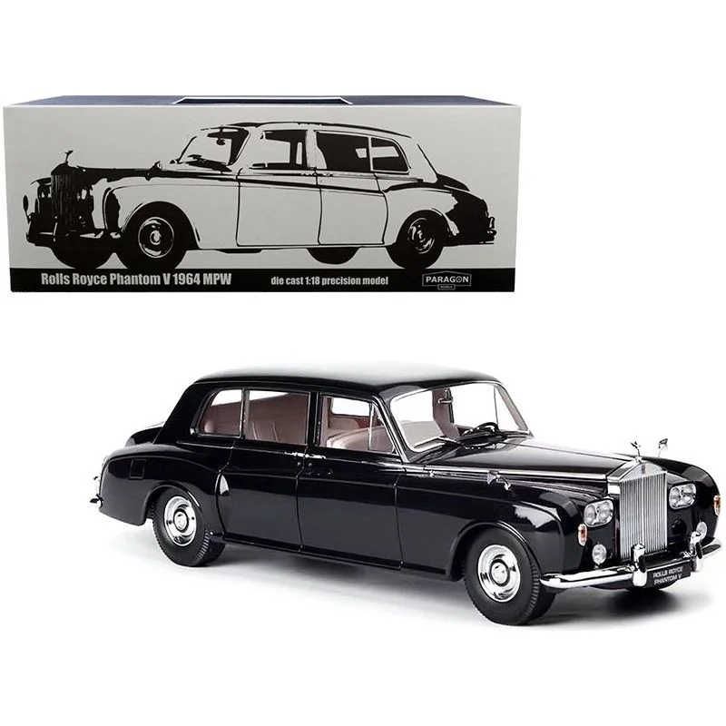 1964 Rolls Royce Phantom V Midnight Blue Metallic 1/18 Diecast Model Car by Paragon 1964 Rolls Royce Phantom V Midnight Blue Metallic 1/18 Diecast Model Car by Paragon