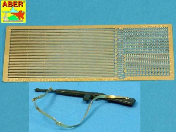 Aber 1/35 scale Figure detailing set Belts and straps for rifle, etc with buckles