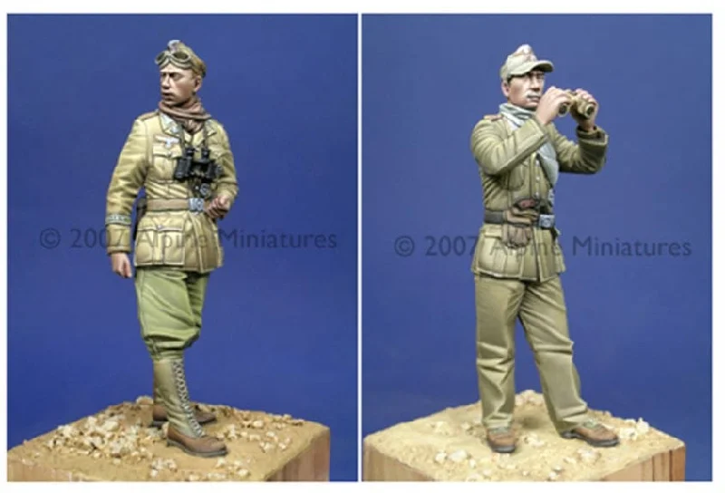 Alpine 1/35 scale resin figure DAK Panzer Crew Set (2 figs)