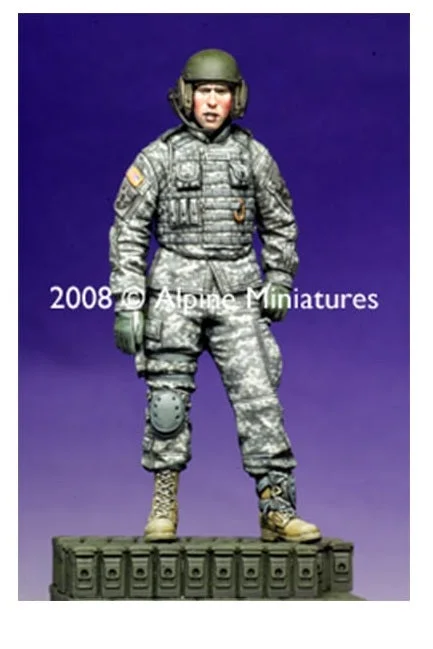 Alpine 1/35 scale resin figure Modern US AFV Crew #2