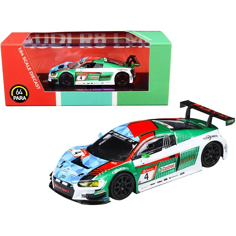 Audi R8 LMS #4 Audi Sport Team Phoenix Nurburgring P1 24 Hours (2019) 1/64 Diecast Model Car by Paragon Audi R8 LMS #4 Audi Sport Team Phoenix Nurburgring P1 24 Hours (2019) 1/64 Diecast Model Car by Paragon