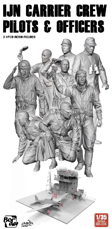Border Models 1/35 WW2 IJN Figures for AKAGI Bridge