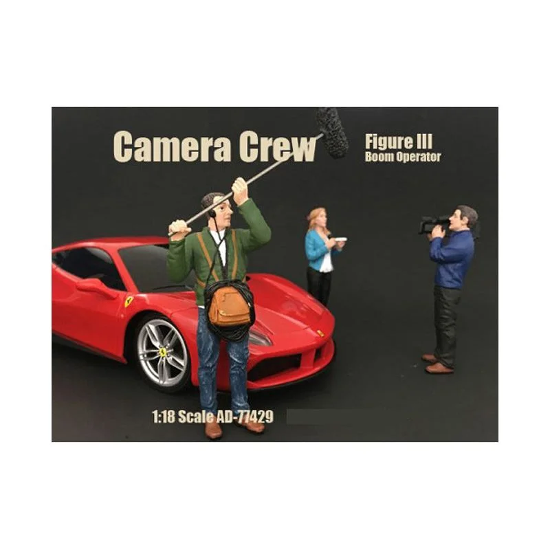 Camera Crew Figure III "Boom Operator" For 1:18 Scale Models by American Diorama