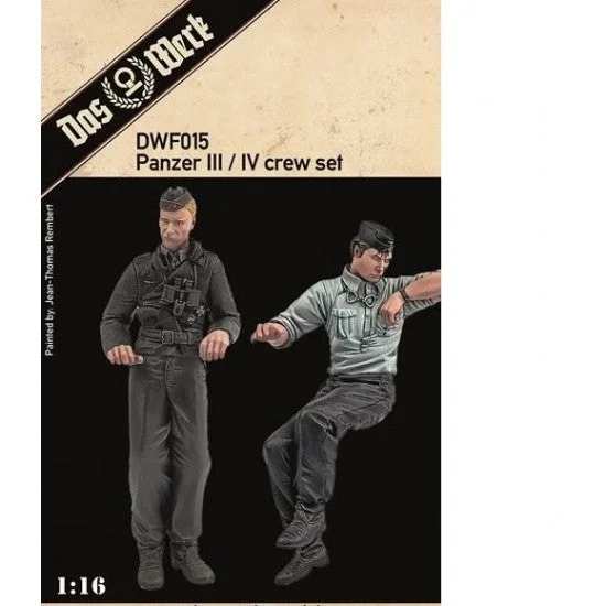 Das Werk 1/16 WW2 German Panzer III / IV Crew Set 2 figures (Resin)
