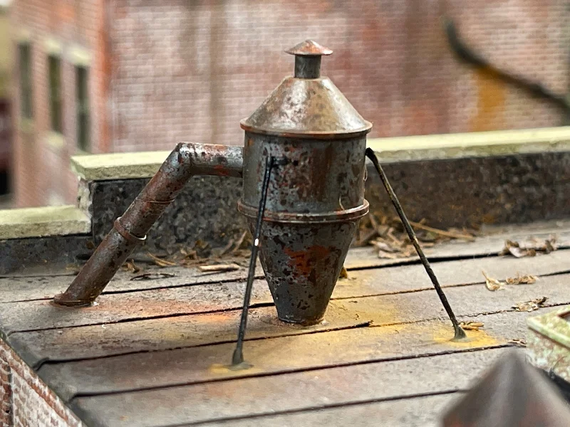 Dust Collector (set of 2)  - Resin Detail Part HO Scale