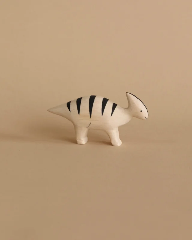 Handmade Wooden Parasaurolophus