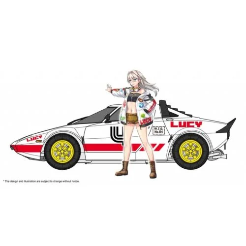 Hasegawa 1:24 Lancia Stratos with Lucy McDonnell Figure