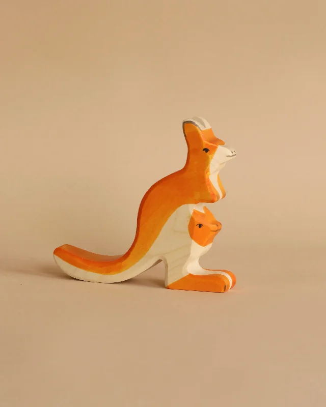 Holztiger Kangaroo With Young