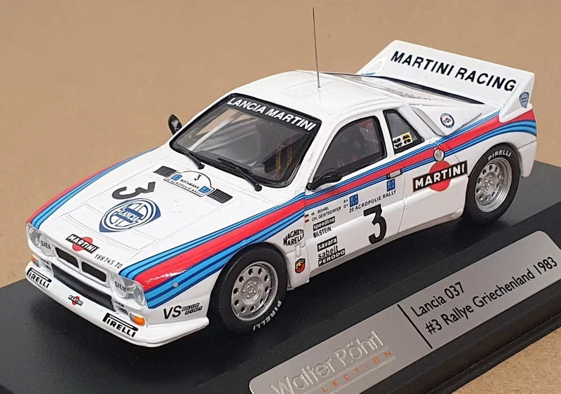IXO Walter Rohrl 1/43 Scale CCC202 - Lancia 037 #3 Rally Griechenland 1983