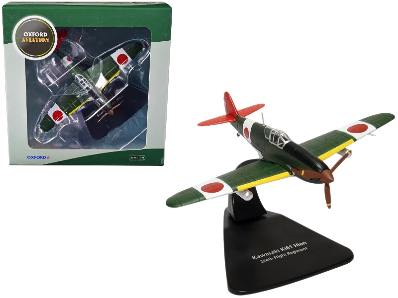 Kawasaki Ki61 Hien Fighter Plane 244th Flight Regiment Chofu Airfield (1945) "Oxford Aviation" Series 1/72 Diecast Model Airplane by Oxford Diecast Kawasaki Ki61 Hien Fighter Plane 244th Flight Regiment Chofu Airfield (1945) "Oxford Aviation" Series 1/72 Diecast Model Airplane by Oxford Diecast