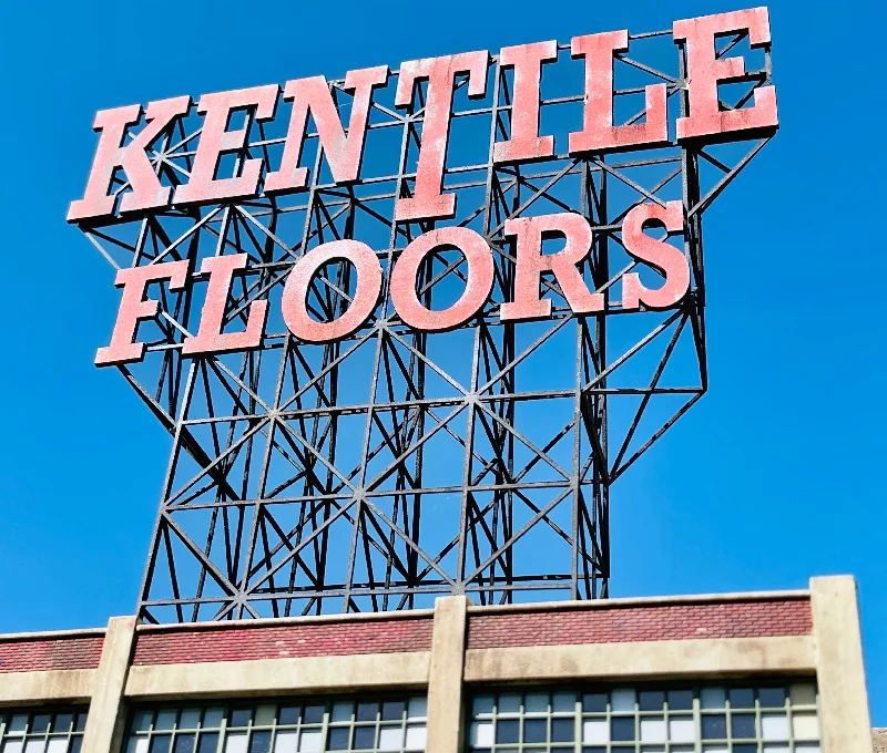 KENTILE FLOORS ROOFTOP  SIGN / FRAME - HO / O / N  Scale Kit