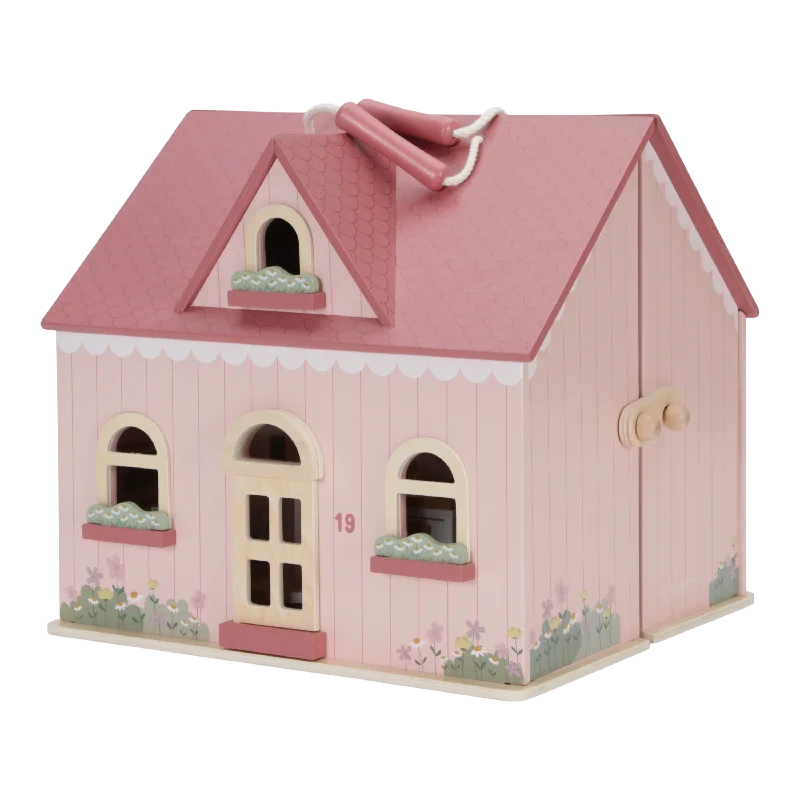 Little Dutch Pink Small Dolls House With Furniture
