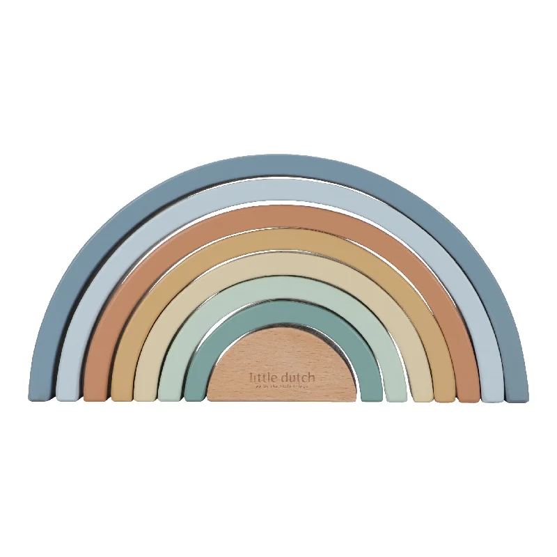 Little Dutch Rainbow Stacker - Forest Friends