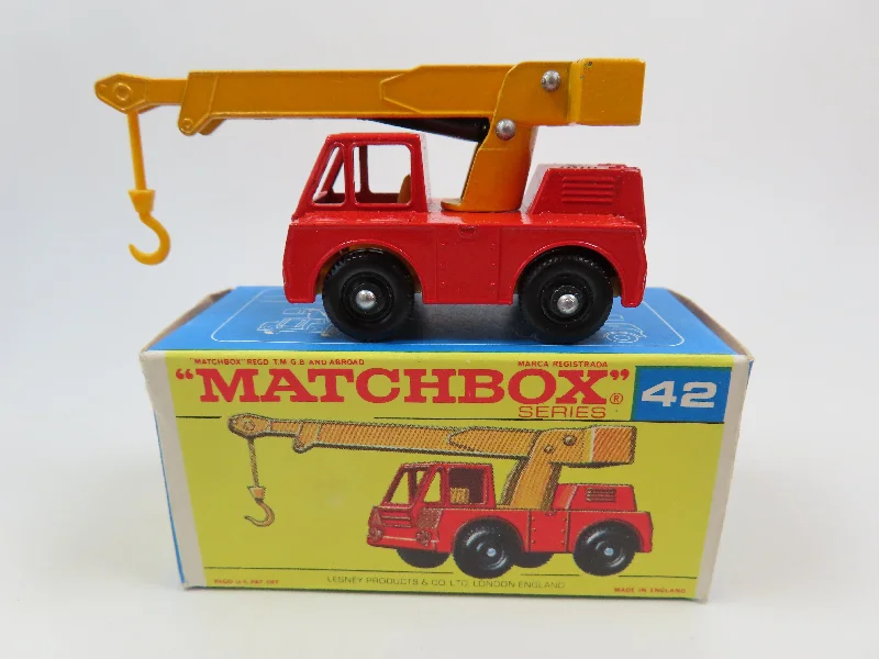 Matchbox No. 42 Iron Fairy Crane, Very Near Mint/Boxed!
