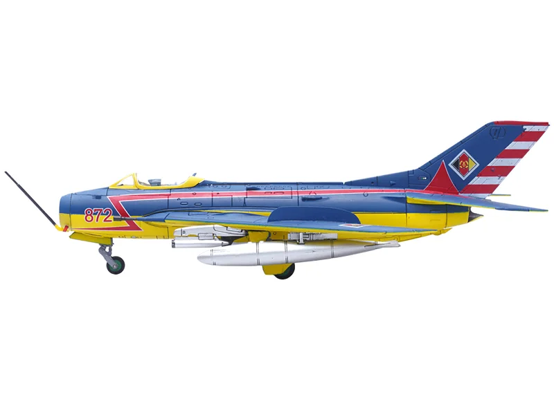 Mikoyan-Gurevich MiG-19S Farmer C Fighter Aircraft "1 Staffel/JG-3. Preschen." 5th World Aerobatic Championships (1968) "Wing" Series 1/72 Diecast Model by Panzerkampf Mikoyan-Gurevich MiG-19S Farmer C Fighter Aircraft "1 Staffel/JG-3. Preschen." 5th World Aerobatic Championships (1968) "Wing" Series 1/72 Diecast Model by Panzerkampf