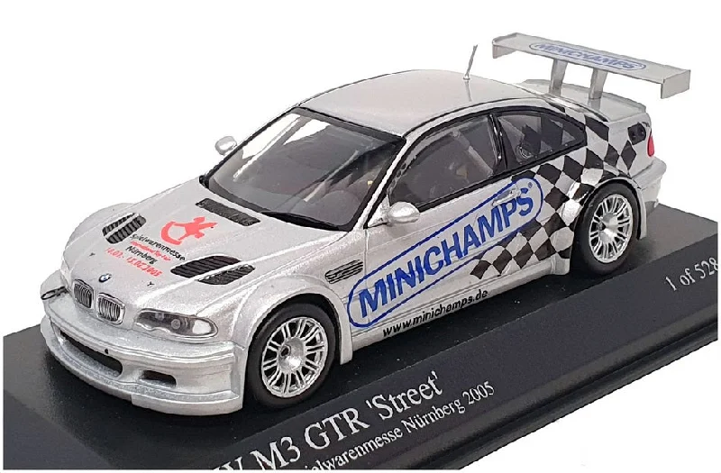 Minichamps 1/43 Scale 400 012103 - BMW M3 GTR Nurnberg Toy Fair 2005