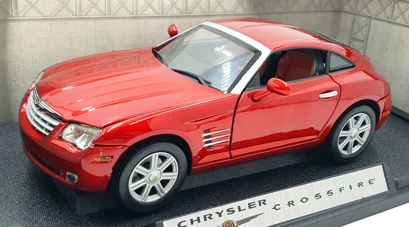Motor Max 1/18 scale Diecast 73121 - Chrysler Crossfire - Dark Metallic Red