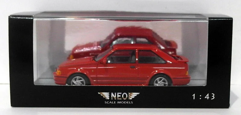 NEO 1/43 Scale Resin Model NEO44950 - Ford Escort RS Turbo - Red
