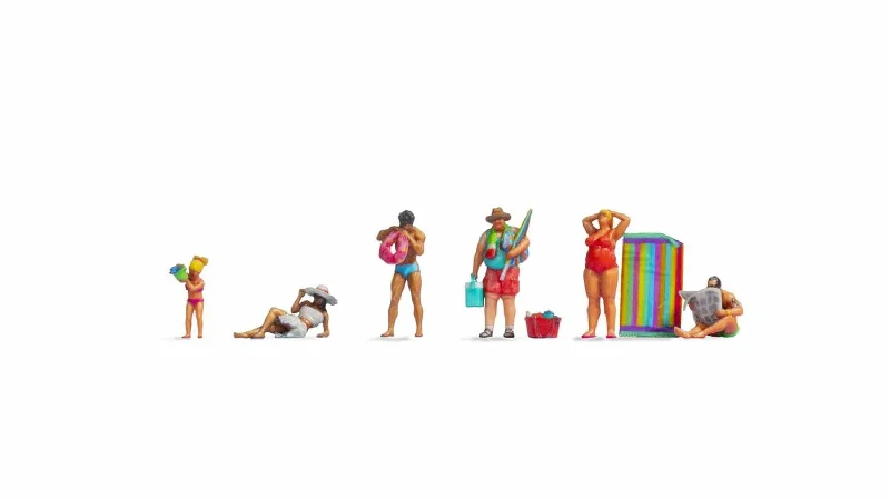 Noch 35800 N Gauge Bathers (6) Figure Set