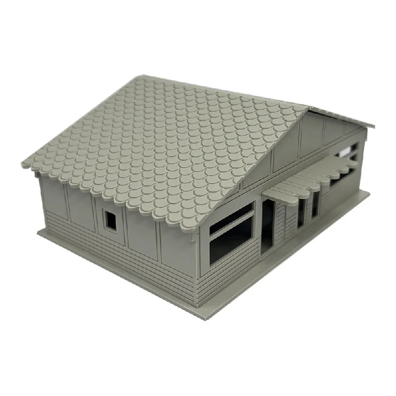 Outland Models Railway Scenery Wooden Style Rural House 1:64 S Scale