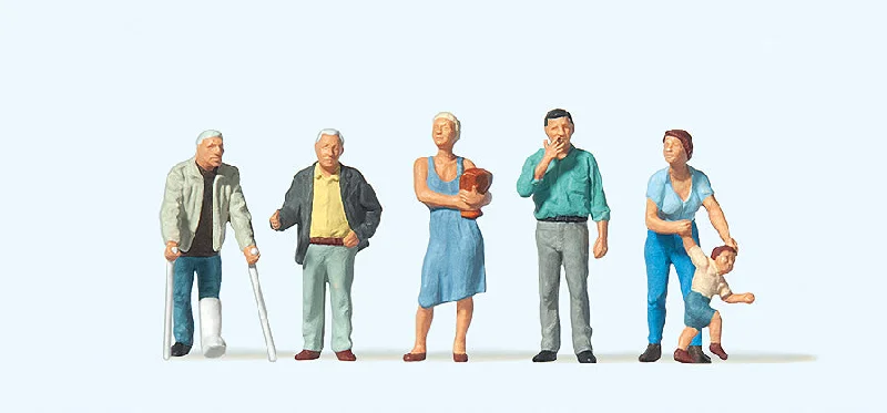 Preiser Pedestrians (6) Exclusive Figure Set PR10454