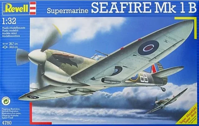Revell 1:32 scale Supermarine SEAFIRE Mk 1 B - kit 4780 - Sealed