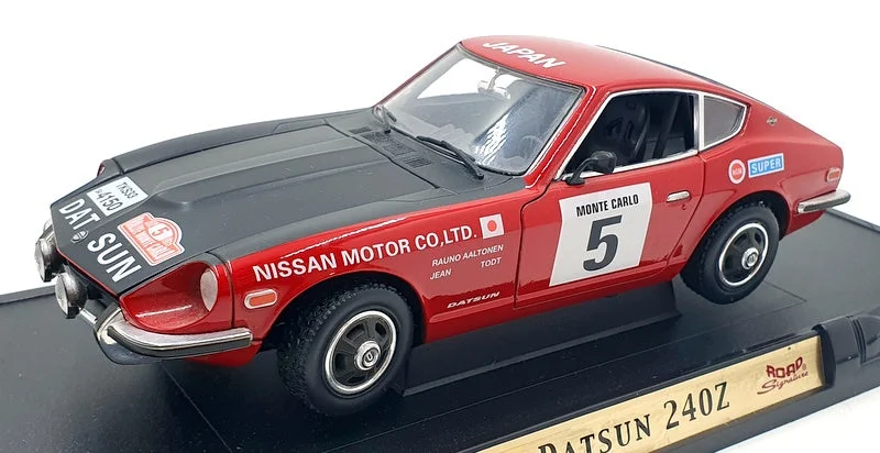 Road Signature 1/18 Scale Diecast 92529 - 1970 Datsun 240Z #5 Monte Carlo
