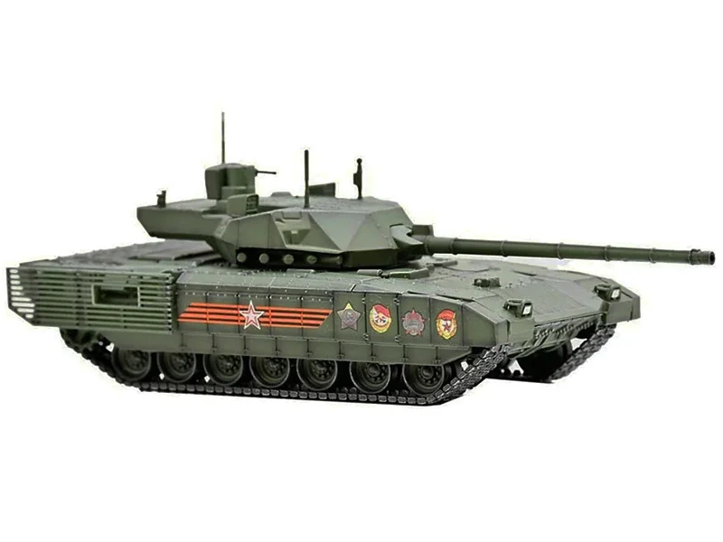 Russian T14 Armata MBT (Main Battle Tank) Green Camouflage "Armor Premium" Series 1/72 Diecast Model by Panzerkampf Russian T14 Armata MBT (Main Battle Tank) Green Camouflage "Armor Premium" Series 1/72 Diecast Model by Panzerkampf