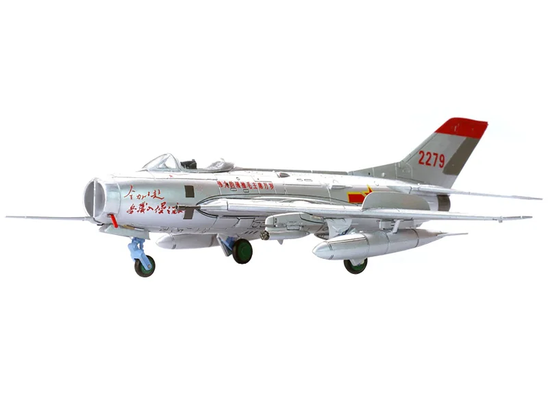 Shenyang J-6 Fighter Aircraft "Red 2279" China - People's Liberation Army Air Force "Wing" Series 1/72 Diecast Model by Panzerkampf Shenyang J-6 Fighter Aircraft "Red 2279" China - People's Liberation Army Air Force "Wing" Series 1/72 Diecast Model by Panzerkampf