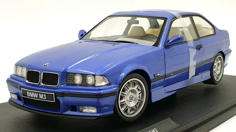 Solido 1/18 Scale Diecast S1803901 - 1990 BMW E36 M3 Blue