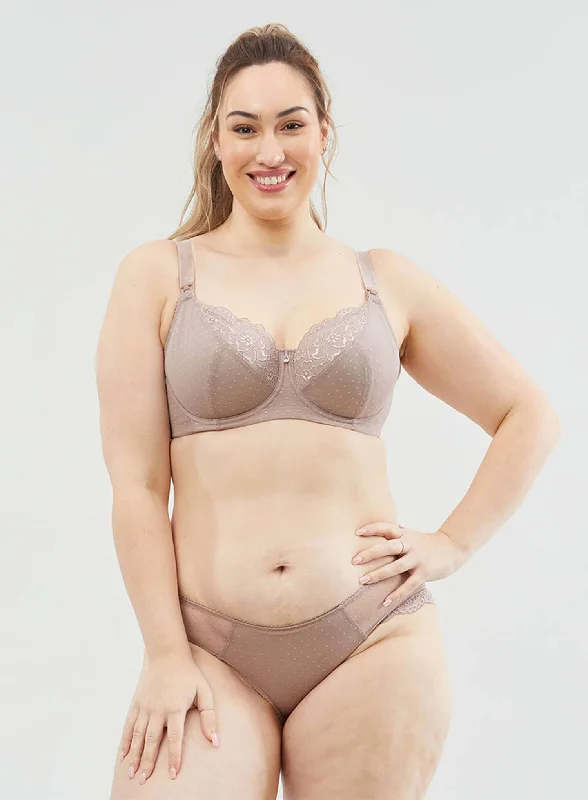 Cake Maternity: Timtams Flexible Wire Maternity and Nursing Bra Taupe