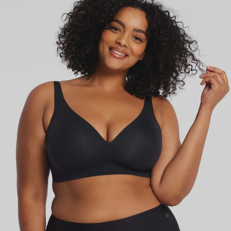 Evelyn & Bobbie Starlette Plunge Bra in Black