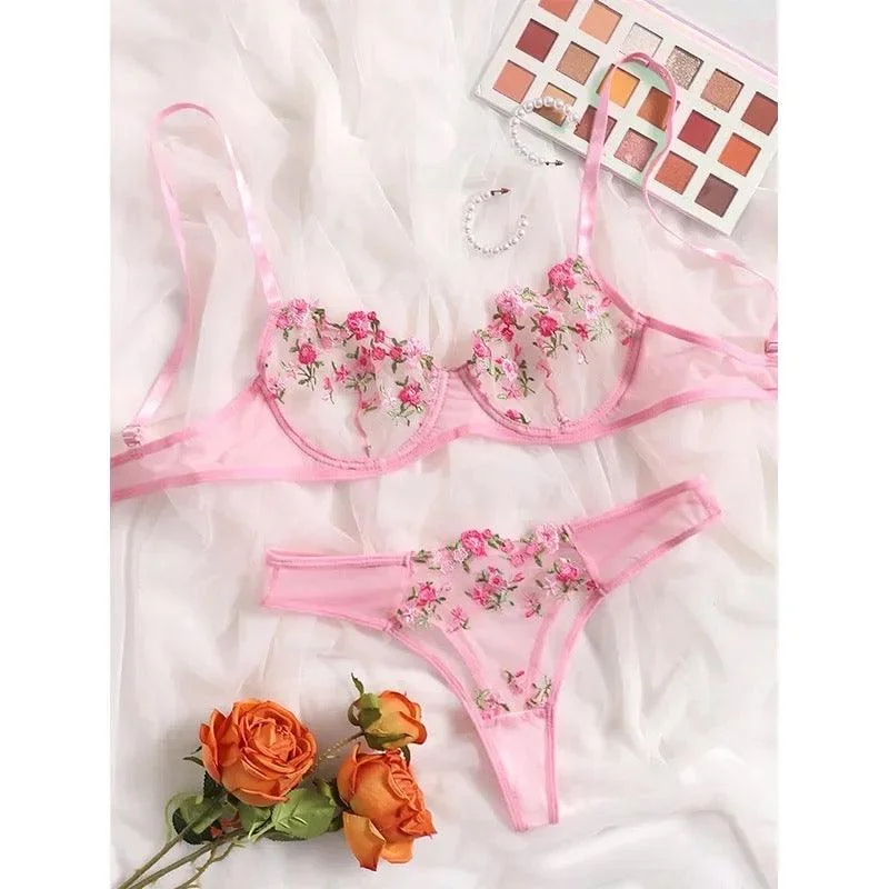 Floral Amanta Lingerie Set