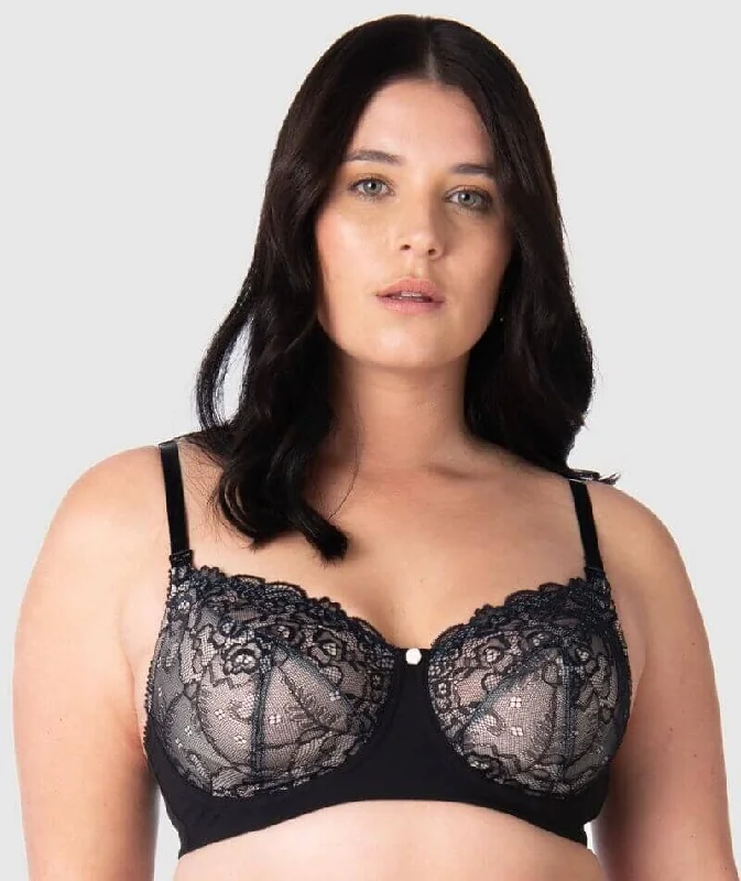 Hotmilk Temptation Maternity & Nursing Bra - Black