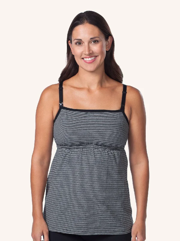 Modern Square Neck Maternity to Nursing Tank