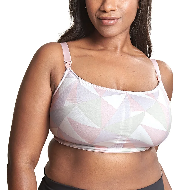 Royce Pink Lilac Geo Blossom Wireless Nursing Bra 1424