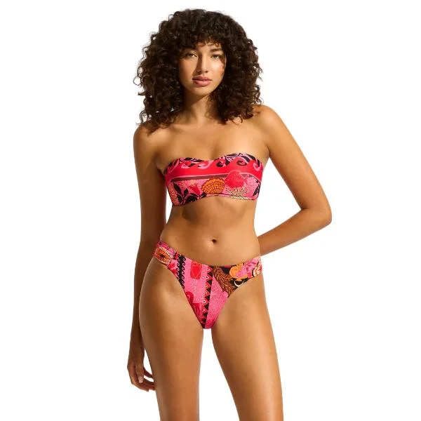 SEAFOLLY - Atlantis Bustier Bandeau Bikini Set