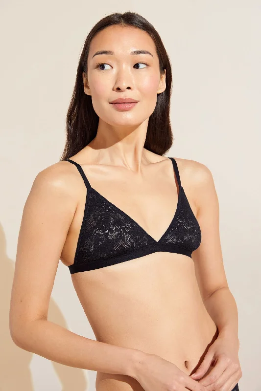 Soft Stretch Recycled Lace Triangle Bralette