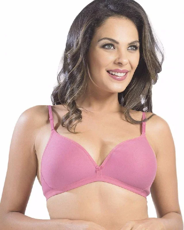 Sonari Omania Bra - Fushia - Non Padded Non Wired - Imported Bra