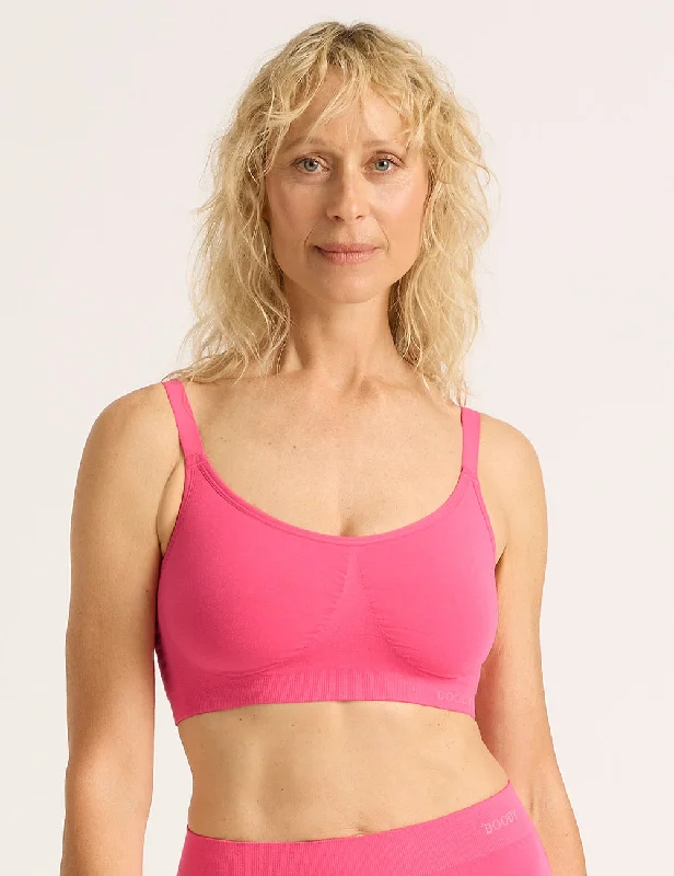 Full Bust Wireless Bra - BCAM Pink