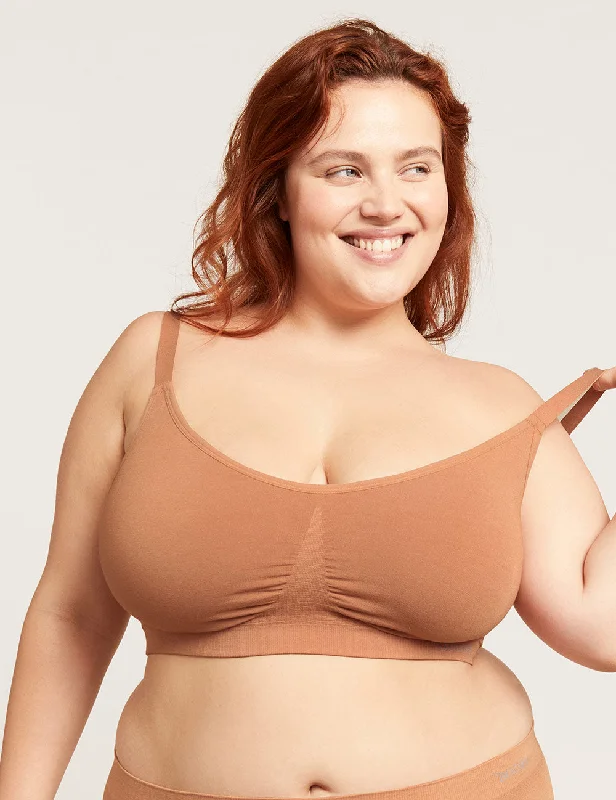 Full Bust Wireless Bra - Nude 2