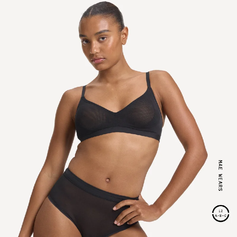 Mesh Comfort Wirefree Bralette