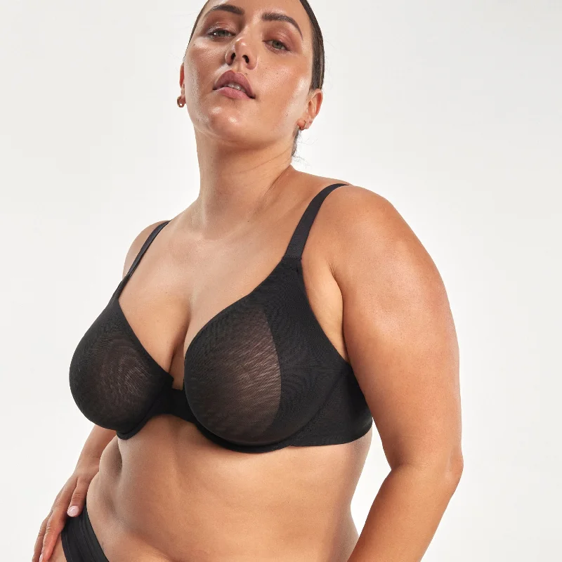 Mesh Underwire Bra