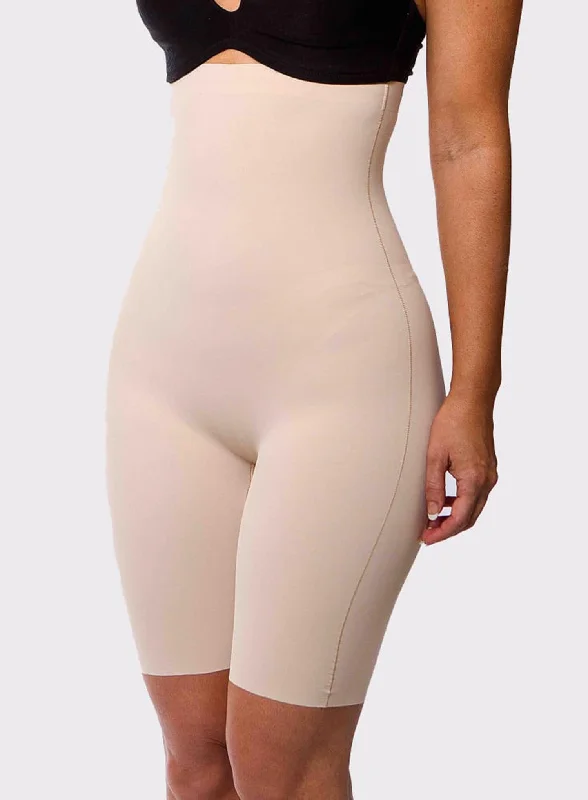 LaSculpte: Everyday Micro Fibre High Waist Shaping Short Nude