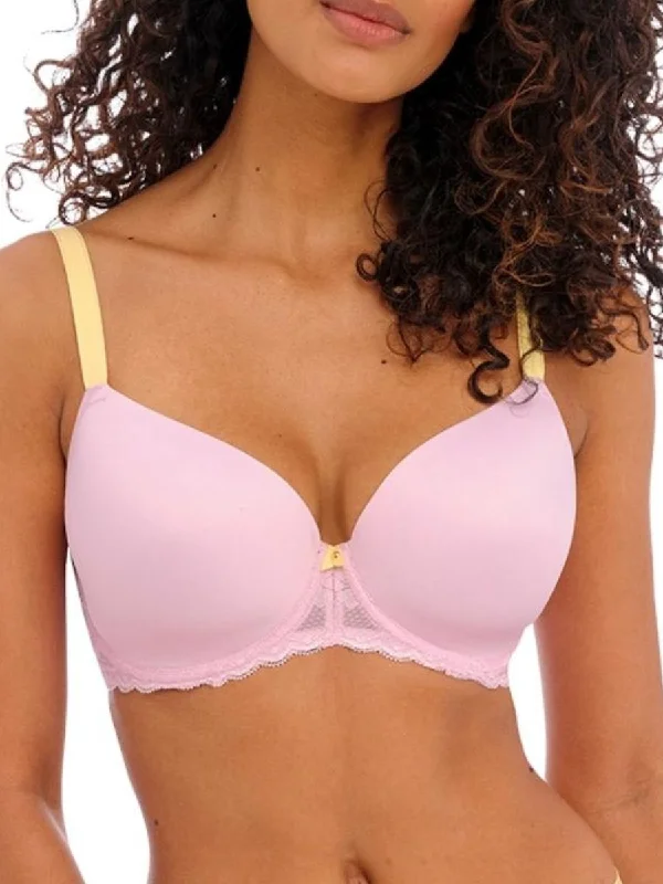 Offbeat Moulded Demi T-Shirt Bra - Macaron