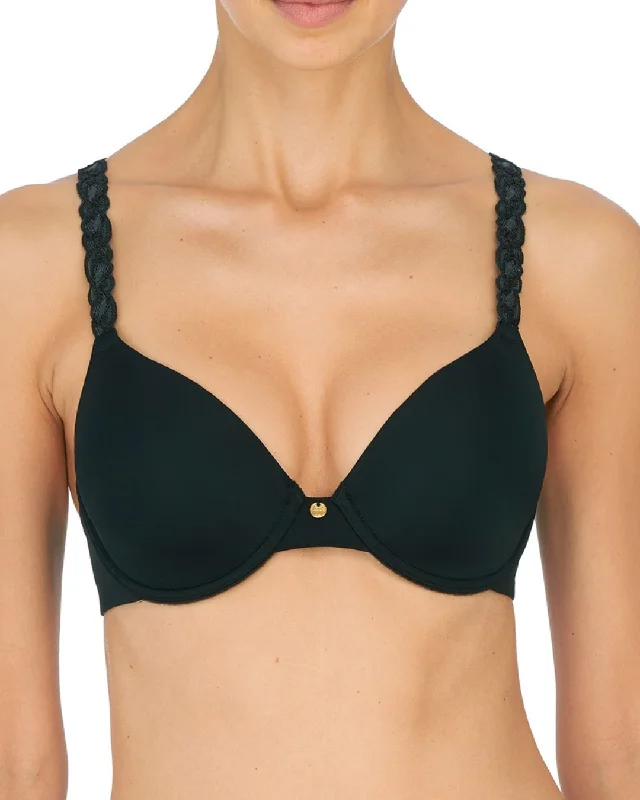 Natori Pure Luxe Molded Underwire Bra - 732080 - Black