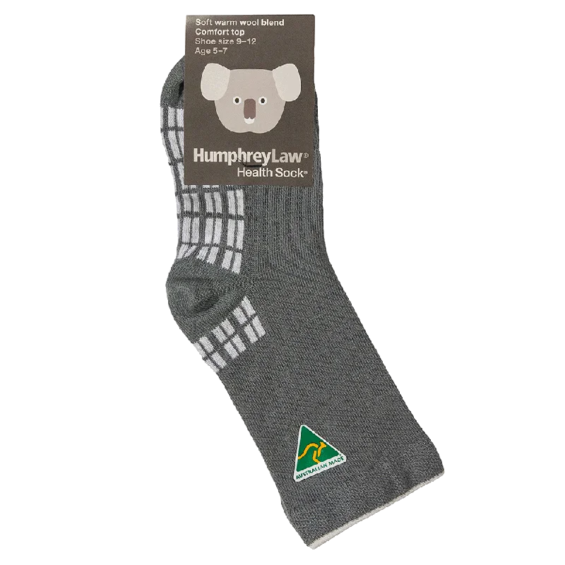 Childrens Merino Wool Socks - Grey